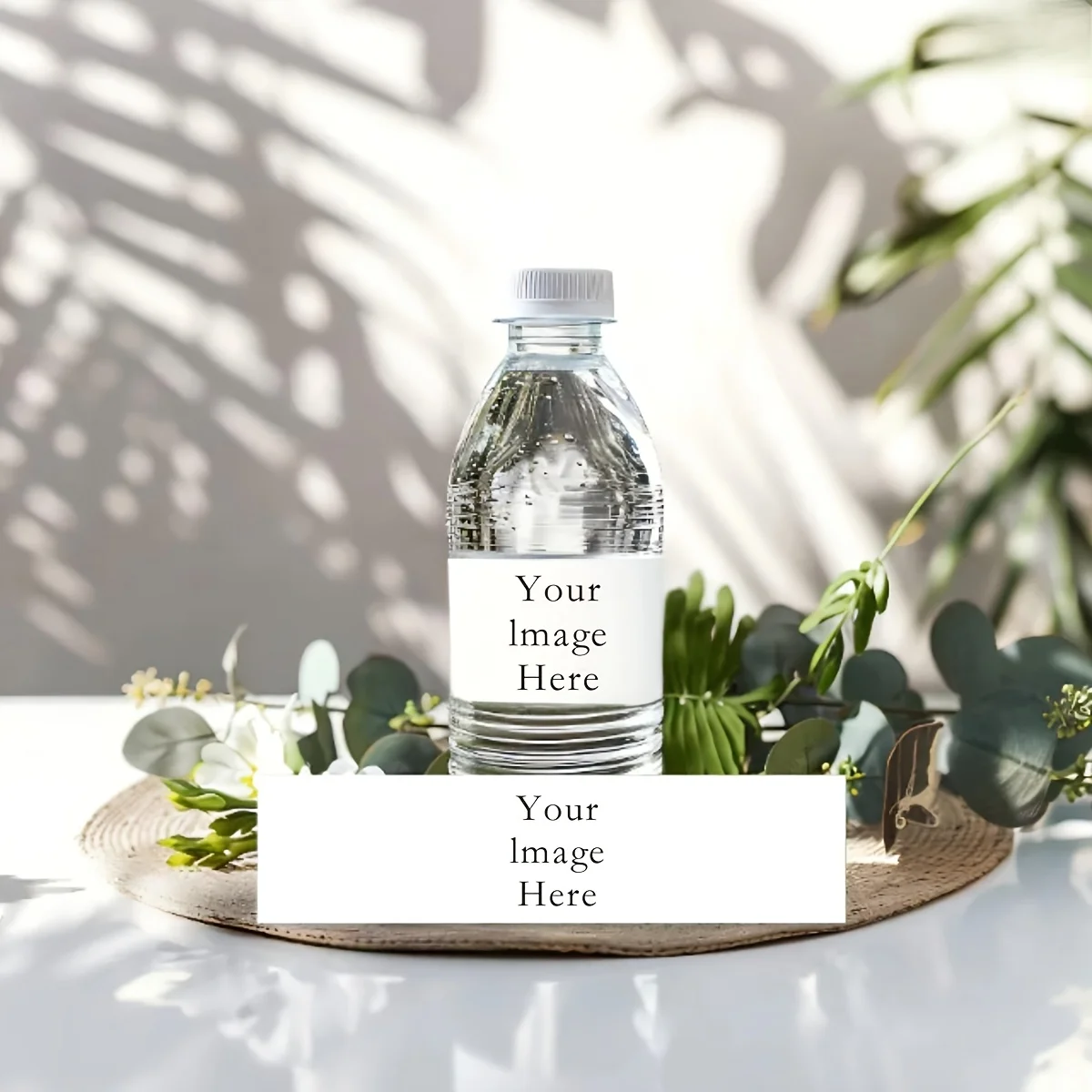 30 Stück individuelles Etikett für Hochzeitswasserflaschen, Etikett für Hochzeitswasserflaschen, modernes Etikett für Hochzeitswasserflaschen, bedruckte personalisierte Wat Image