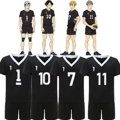 Anime Miya Atsumu Osamu Sportswear Inarizaki High School Volleyball Team Uniform Kita Shinsuke Image