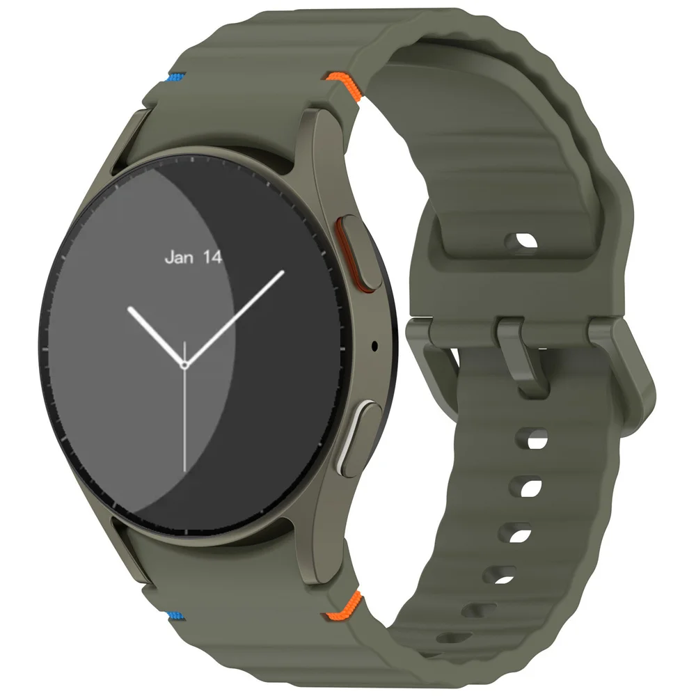 Original Silikonband für Samsung Galaxy Watch 7 6 4 5 pro FE 44 mm 40 mm 45 mm Armband Galaxy Watch432 6 Classic 43 mm 47 mm Armband Image