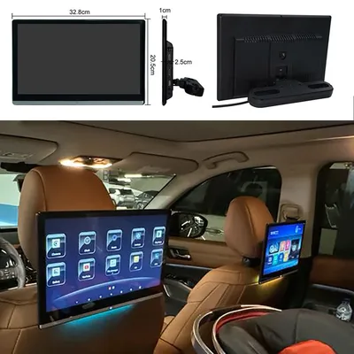 2025 Neuester UI-Stil TV-Rücksitzbildschirm für Land Rover Range Rover WiFi Auto-Kopfstützenmonitor Android HDMI Bluetooth Mirror Link