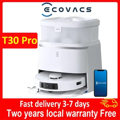 Roboter-Staubsauger Ecovacs T30 Pro, Haushaltsgeräte, Staubsaugen und Wischen, 5200 mAh, 11000 Pa Image