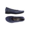 Mephisto Damen Ballerinas, Gr. 4, marineblau, Leder