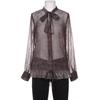 Marc Aurel Damen Bluse, Gr. 34, grau, kein Etikett
