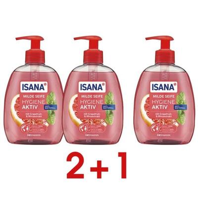 ISANA 2+1 Aktion: 3x Milde Seife »Hygiene Aktiv« 500 ml Image