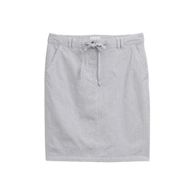 TOM TAILOR Damen Chino Rock mit Kordelzug, blau, Gemustert, Gr. 44 Image