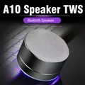 A10 Altoparlante Bluetooth portatile Musica Stereo Surround Mini USB Subwoofer esterno Altoparlante Lettore audio Altoparlante Microfono Supporto Scheda SD