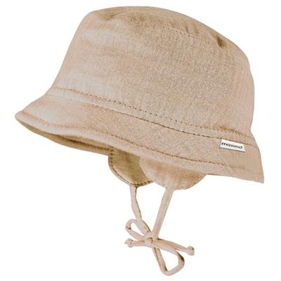 maximo - Baby's Hütchen Musselin Band Ohrenkl. Futter - Hut Gr 47 cm beige Image