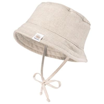 maximo - Kid's Baby Hütchen Futter Bindeband UV 15 - Hut Gr 45 cm light beige melange Image