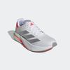 Laufschuh ADIDAS PERFORMANCE "DURAMO SPEED 2", Gr. 40, bunt (cloud weiß, silber metallic, lucid rot), Textil, Synthetik, sportlich, Schuhe