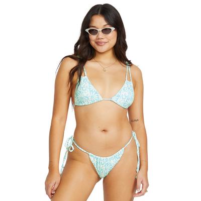 Bade-Shirt BILLABONG "Happy Dance", Damen, Gr. XL, Cup B, blau, 96% Nylon 4% Elasthan, Bikini-Oberteile Image