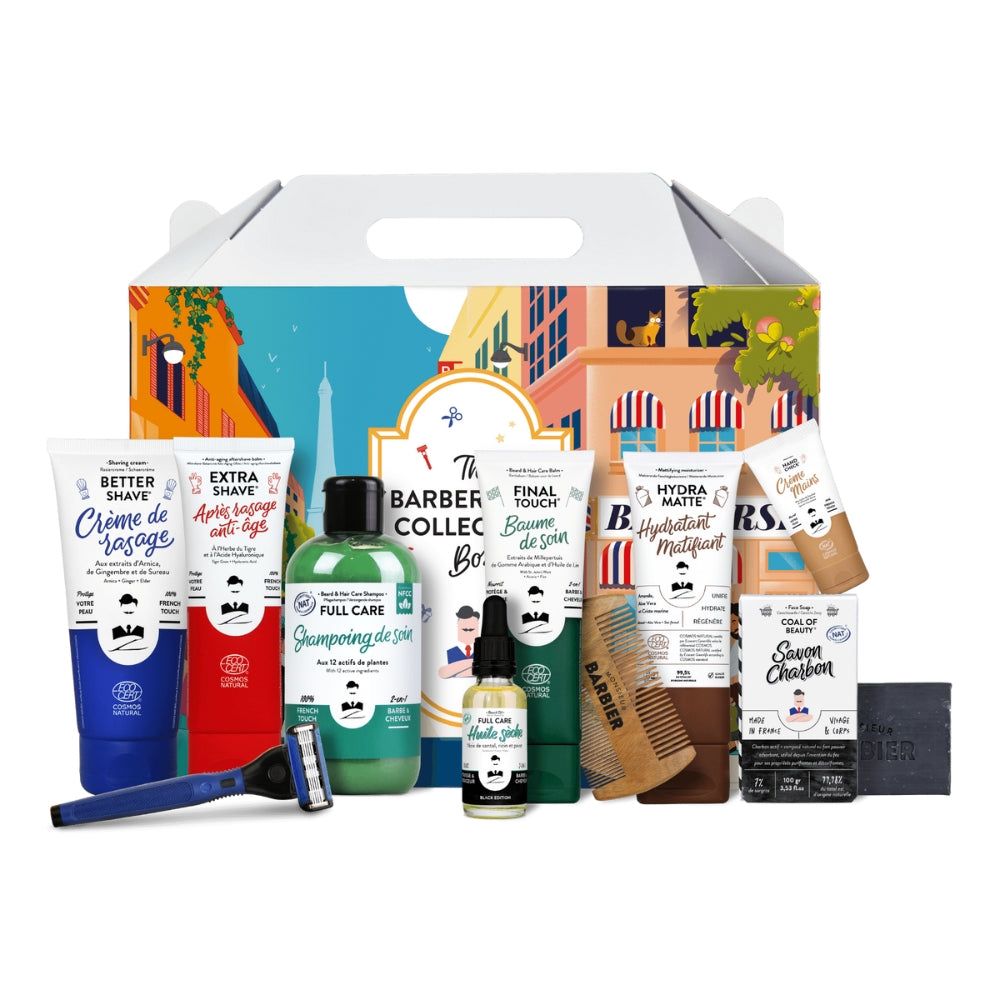 Monsieur BARBIER - Set completo per la cura della pelle maschile THE B