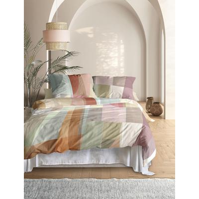 Bettwäsche IRISETTE "Wave 8592", bunt (multi), B/L: 135cm x 200cm, , Mako-Satin, B/L: 80cm x 80cm, Mako-Satin, Obermaterial: 100% Baumwolle, Bettwäsche, anschmiegsam und atmungsaktiv, Ganzjahresqualität Image