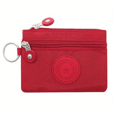 TEMU New Zipper Key Bag Nylon Coin Purse Nylon High Quality Zipper Key Bag Coin Purse Gift Image