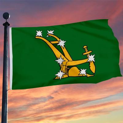 TEMU 1pc Starry 1914 Military Flag - 3x5ft Polyester, Indoor/outdoor Banner With Metal Grommets, Ideal For Patriotic Decorations And Image