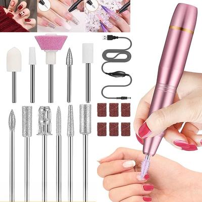 TEMU Nail File Set For Gel Nails Pedicure Set, 11-in-1 Professional Nail Cutter For Acrylic Nails, Gel Nails, Callus Removal, Home And Nail Studio, Manicure Set Image