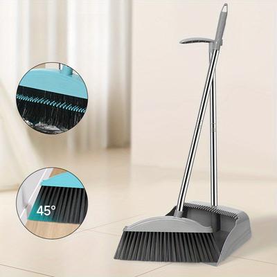 TEMU Broom Dustpan, Broom Set, Broom Magic Broom, Broom Dustpan Combination, Sweep Hair Image