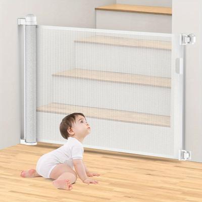 TEMU Soontrans- Door Protection Grille Stair Protection Grille Roll Barrier Grille Height 88, 5 Cm Stair Grille Staircase Door Grille Image