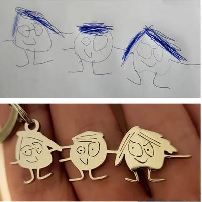 TEMU Made Of Stainless Steel, Personalized Name Key Rings, Durable Fashion Accessories For Women, A Perfect Gift ! Image