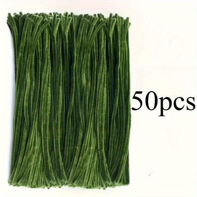 TEMU 50/100pcs Flexible Plastic Craft Stems - Durable & Safe For Diy Projects, Artistic , And Creative Gifts - Thick Plastic Material, Craft Image