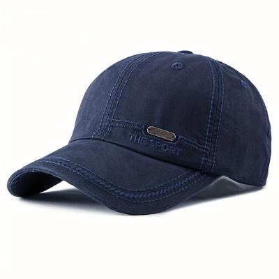 TEMU High-quality Baseball Cap, Embroidered Baseball Cap, Men's Casual Duckbill Cap, Women's Universal Sun Hat Image