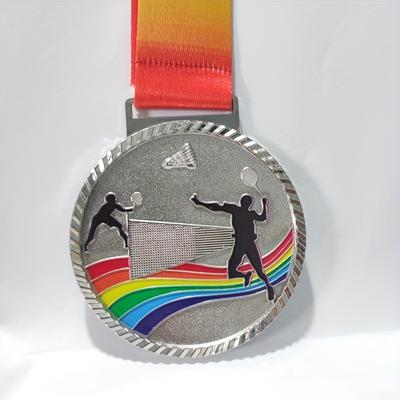 TEMU Badminton Medal Games Medal Badminton Universal Medal Commemorative Medal Image