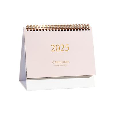 TEMU 1 Exquisite Coil Design Desktop Calendar, Creative Page-turning Personal Planning Calendar And Desktop Punch-in Planning Calendar, A For Image
