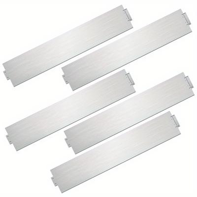 TEMU Lawn Edging 5-50m Galvanised Roll Thickness = 0.7mm Mowing Bed Edging Defence Path Edging Metal Goods Plants Image