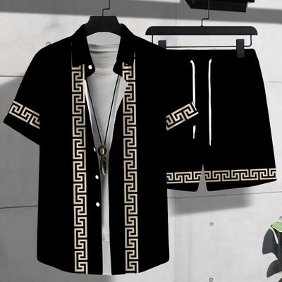 TEMU Sail 3d Digital Printed Shirt Set Image