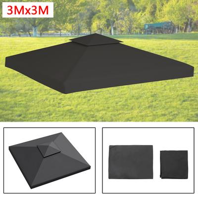 TEMU 3x3m Toit De Remplacement Replacement Roof Gazebo Roof For Metal Gazebo Party Tent Garden Tent Polyester Easy To Assemble Patio Awning Sunshade Cover Image
