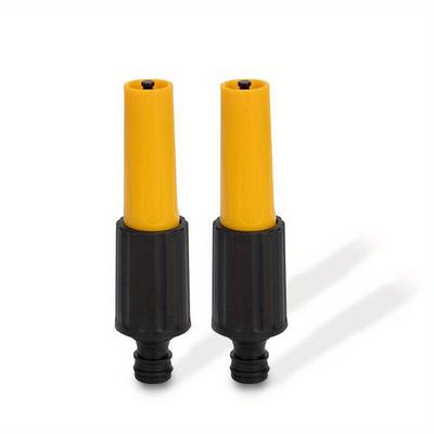TEMU 2x New Hozelock Hose Watering Spray Nozzle Gardening Adjustable Male Connector Image