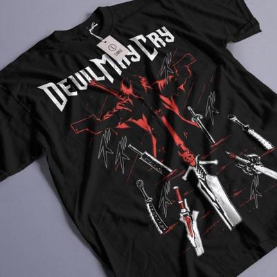 TEMU Virgil Devil Tshirt May Cry Dmc3 Premium Unisex Shirt Image