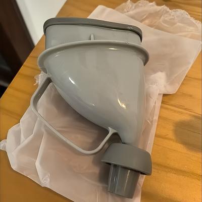 TEMU 1pc Durable Portable Toilet For Car, Van, Rv - Compact Pc Material, Ideal For Outdoor & Indoor Use, Car Toilet | Compact Portable Toilet | Design, Portable Toilet For Car Image