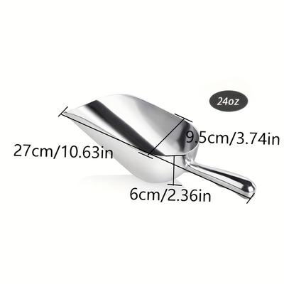 TEMU Ice Shovels, Ice Makers, Flour Scoops, Grain Shovels, Ice Block Shovels, Flat Ice Spoons, And Multi- Leaf Shovels. Image
