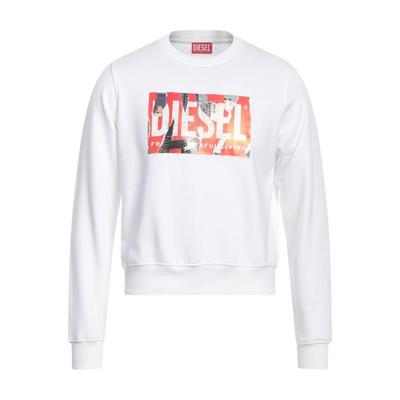 Sweatshirt - White - DIESEL Sweats