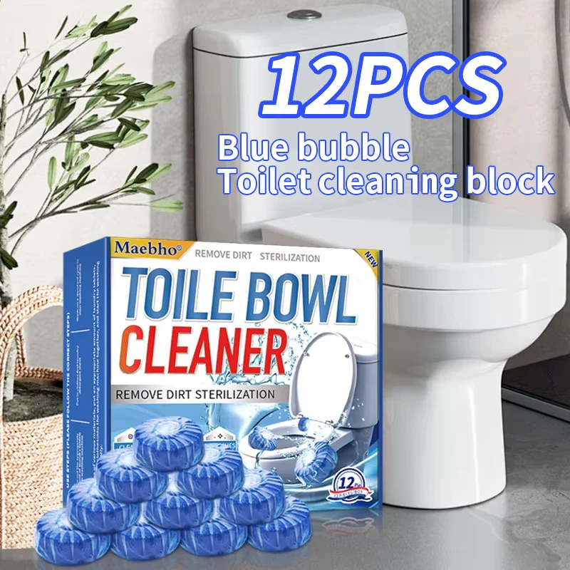Toilettenreinigungsblock zum Entfernen von Skala und Gelb, Toilettenreinigungsblock-Reinigungsprodukte, blauer Blasenreiniger, Toilettenabscheider Image