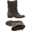 Desigual Damen Stiefel, Gr. 39, grün, Leder