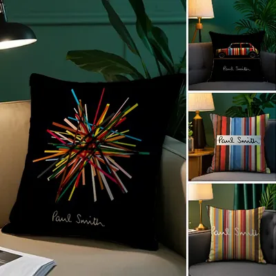 Art S_Smith Fashion P_Paul Kissenbezug, Plüschstoff, weicher doppelseitiger Druck, Sofa-Kissenbezug, Image