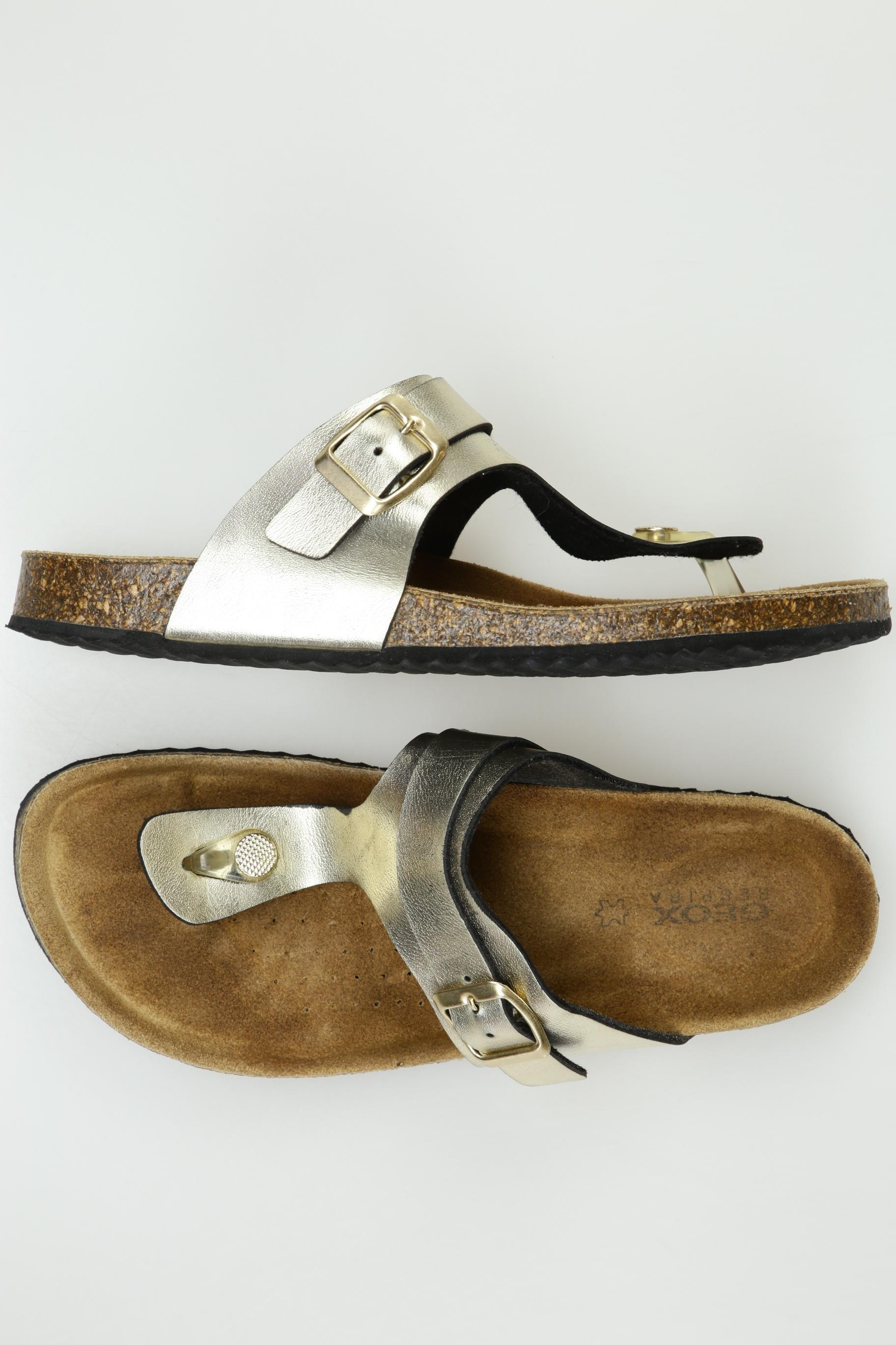 Geox Damen Sandale, Gr. 36, gold, kein Etikett Image