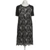 Paul & Joe Damen Kleid, Gr. 38, schwarz, Seide, Synthetik
