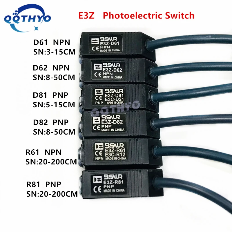 Lichtschranke Sensor E3Z D61 E3Z-D62 E3Z-D81 E3Z-D82 E3Z-R61 E3Z-R81 E3Z-LS61 LS63 LS81 LS83 E3Z-T61 T81 Näherungsschalter Image