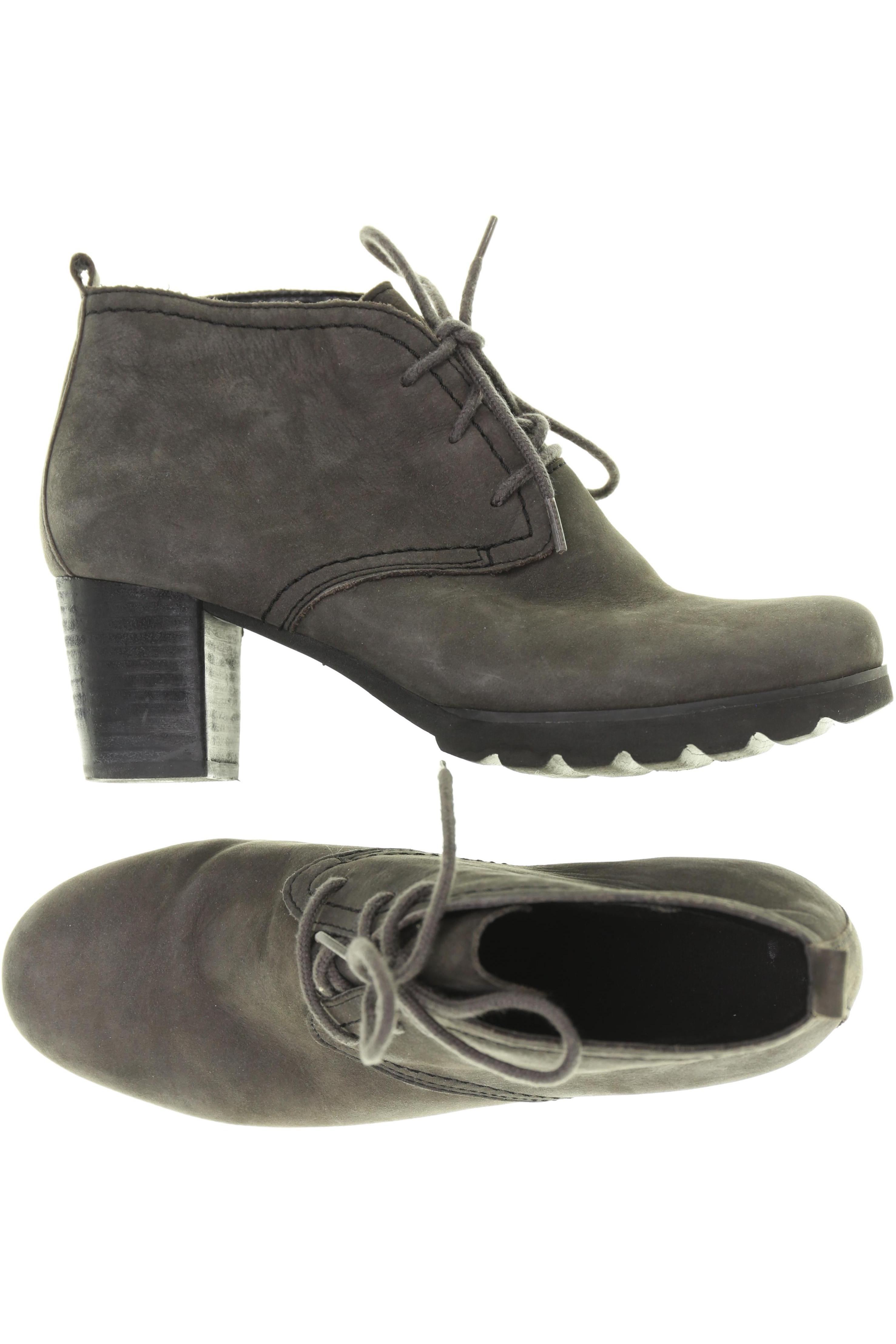 Gabor Damen Stiefelette, Gr. 4, grau, Leder Image
