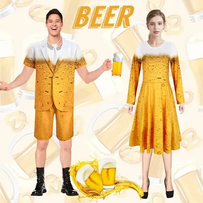Karneval Kostüm Bier Festival Deutsch Bier Kostüme Männer Oktoberfes Halloween lustiges Kostüm Image