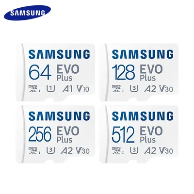 Original Samsung Evo plus Microsdxc-Karte 64GB 128GB V30 A2 TF-Karte Flash-Karte 130 MB/s Samsung-Speicher karte für Telefon/Kamera lesen