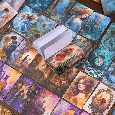 50 teile/los Kawaii Schreibwaren Aufkleber Sternenlicht Märchen Buch Junk Journaling Aufkleber Image
