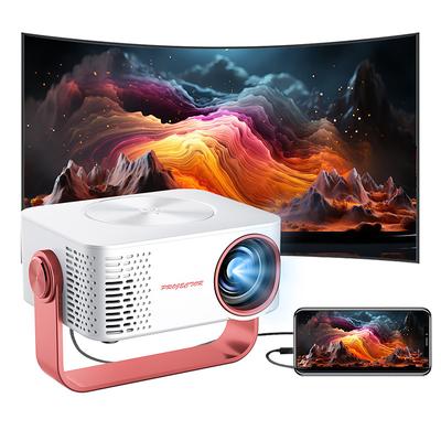 Portable Projector Native 1080P 4K Auto Focus and Keystone Correction 360 Adjustable Stand Detachable Portable