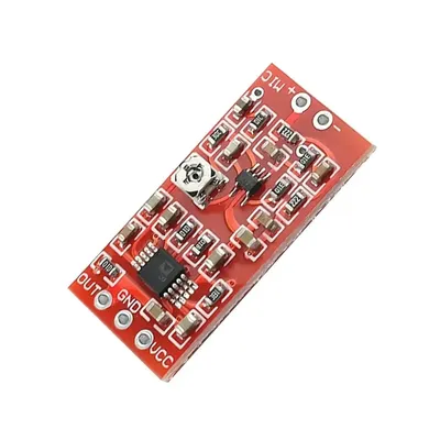 MAX4466 Electret Microphone Preamplifier Module with SSM2167 Voice Compression Amp Sound Amplifier