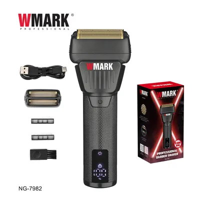 WMARK NG-7982 Barber Shaver Electric Shaver Beard USB Electric Razor For Oil Head Shaving Machine