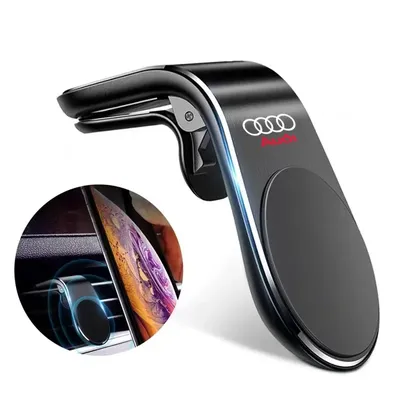 1Pcs Magnetic Car Phone Holder Metal Stand Accessories For Audi A6 C5 C6 C7 C8 A4 B5 B6 B7 B8 B9 S3
