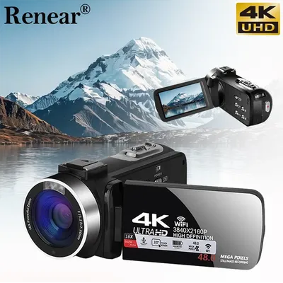 4k Camara Video Profesional for Youtube Tiktok and Vlog Streaming with16x Digital Zoom Wifi