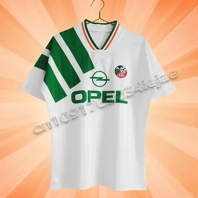 92-94 Ireland Home and Away Football Jersey T-shirt Match Kit Short Sleeved Classic Retro Jersey